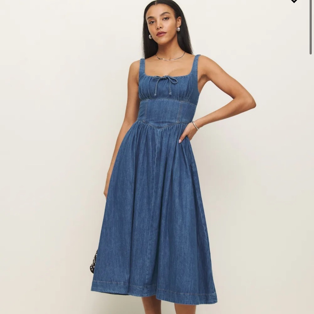 Reformation Denim Balia Dress size 8